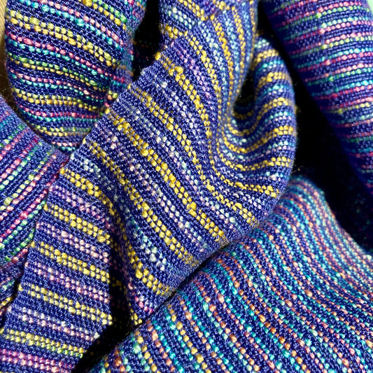 Selyem-gyapjú ezerszín sál 190×40 cm