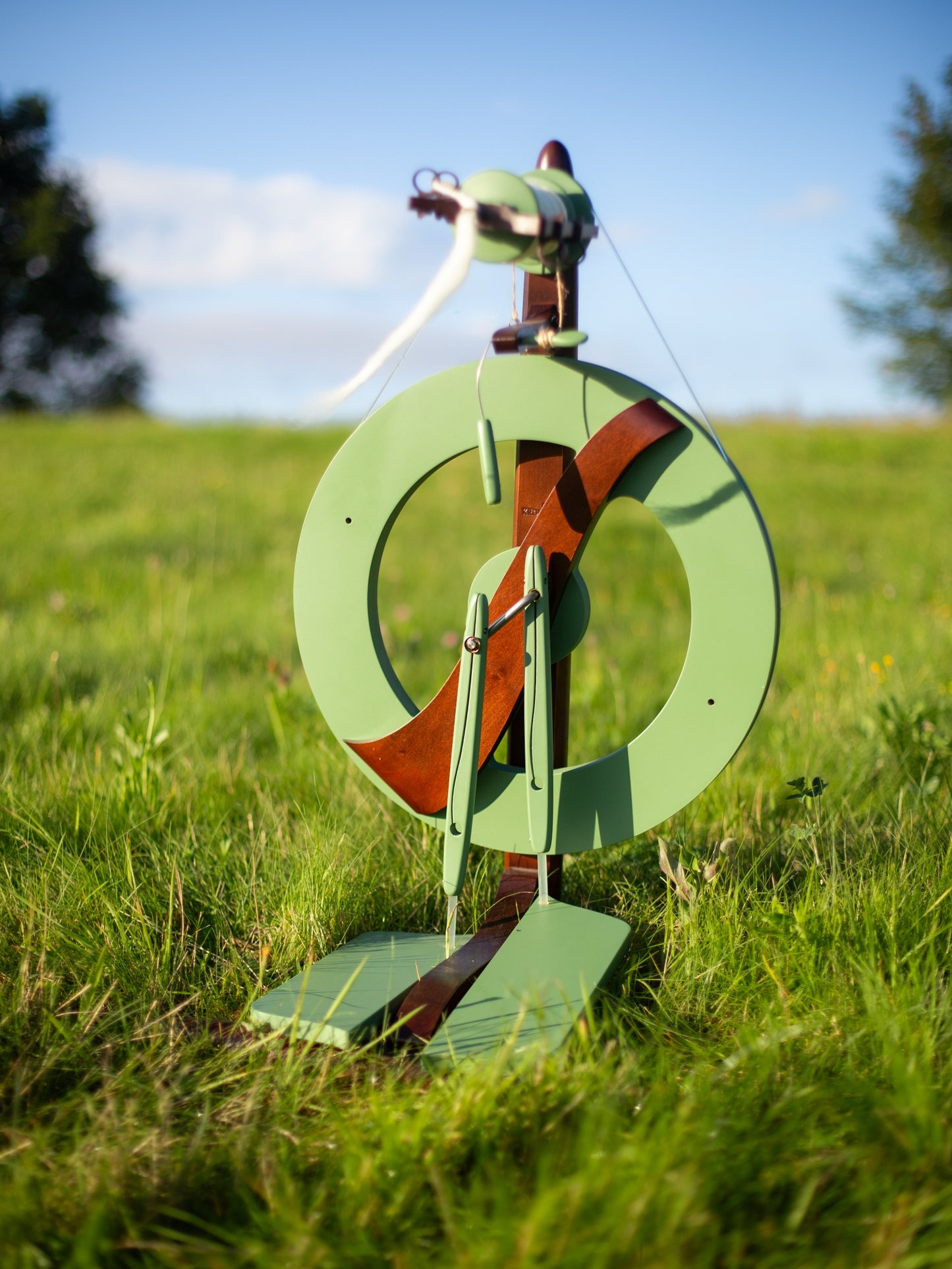 A Kromski 2026-os színe a zöld Fantasia rokka