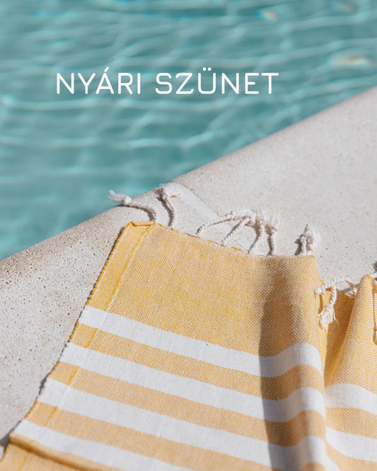 Nyári szünet a beszállítóinknál