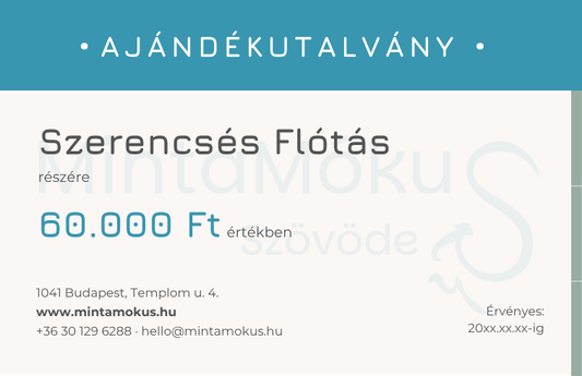 MintaMókus Ajándékutalvány 