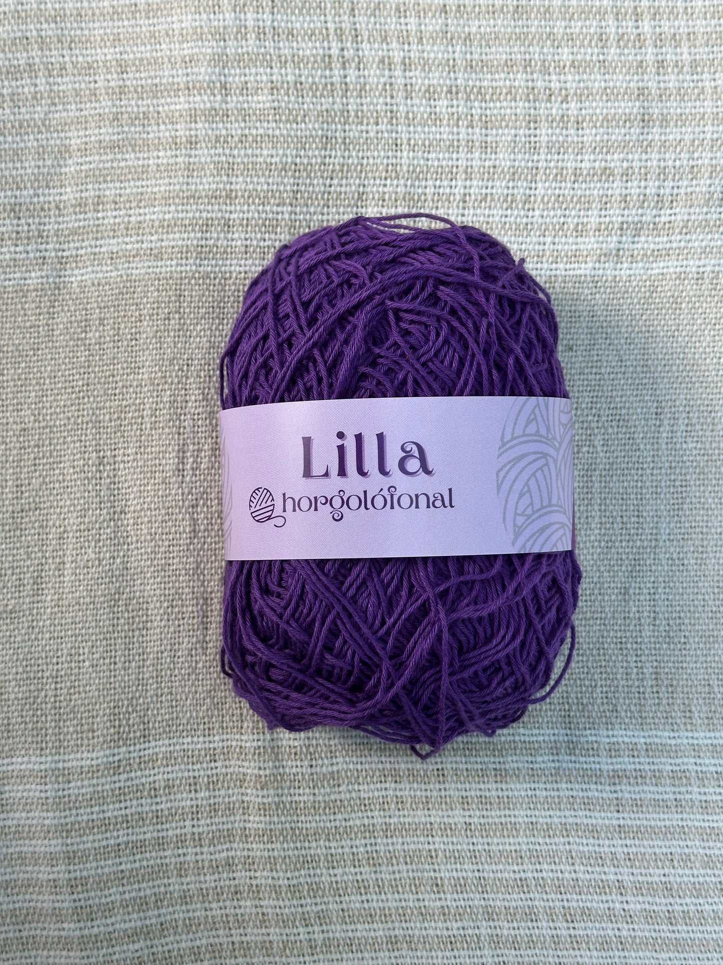 Lilla 100% pamut fonal