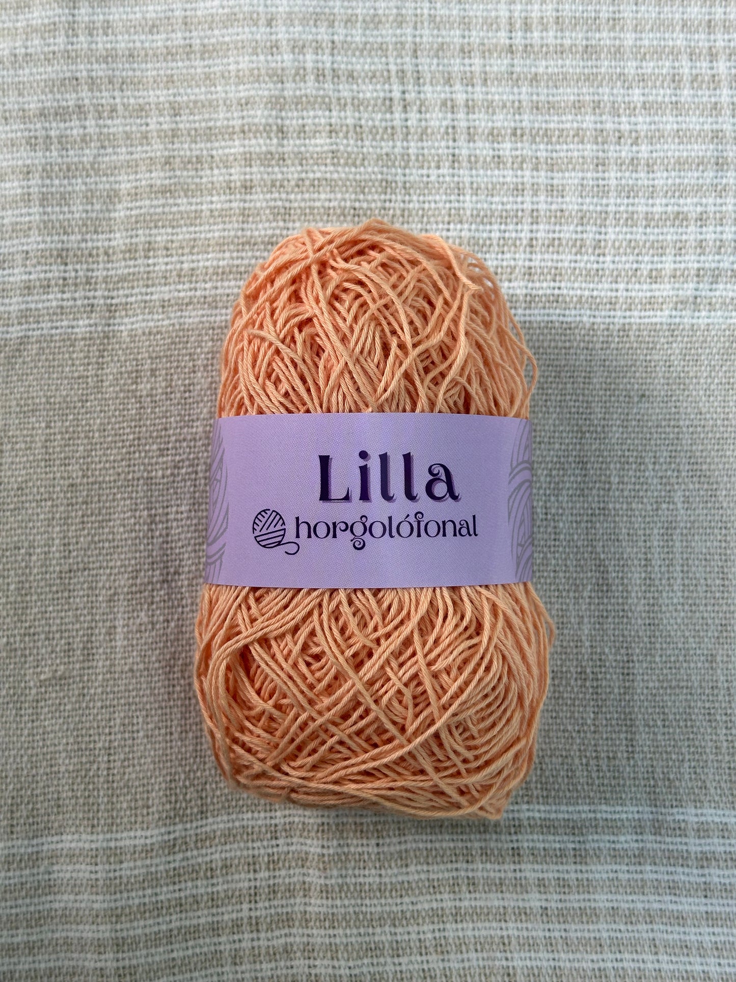 Lilla 100% pamut fonal
