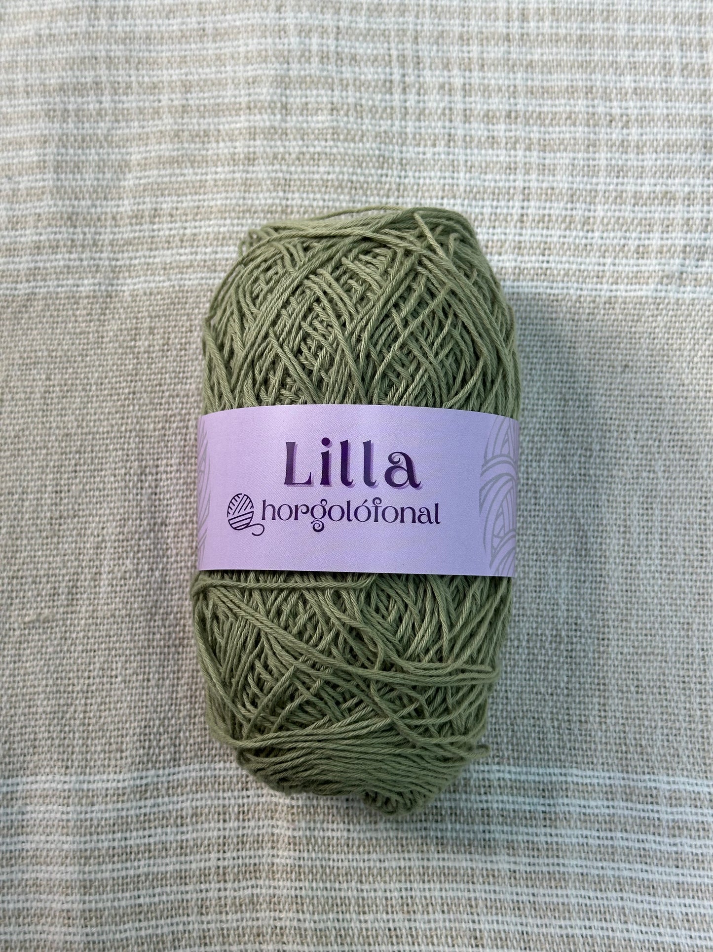 Lilla 100% pamut fonal