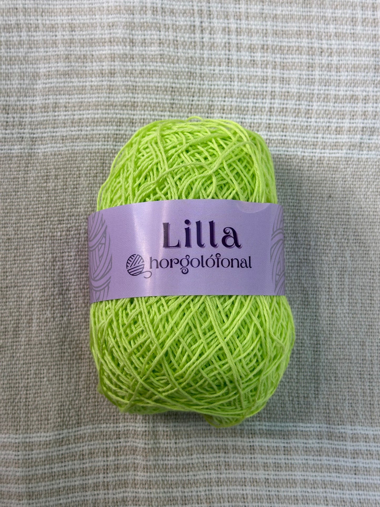 Lilla 100% pamut fonal